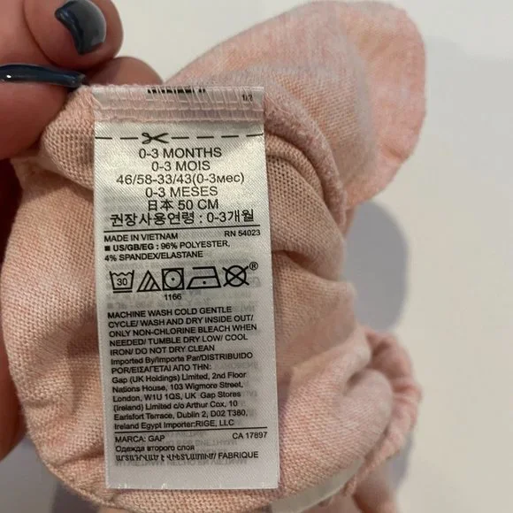 GAP Baby 2 Piece Pink Sweatshirt and Sweatpants Outfit Size 0-3 months - Picture 13 of 15